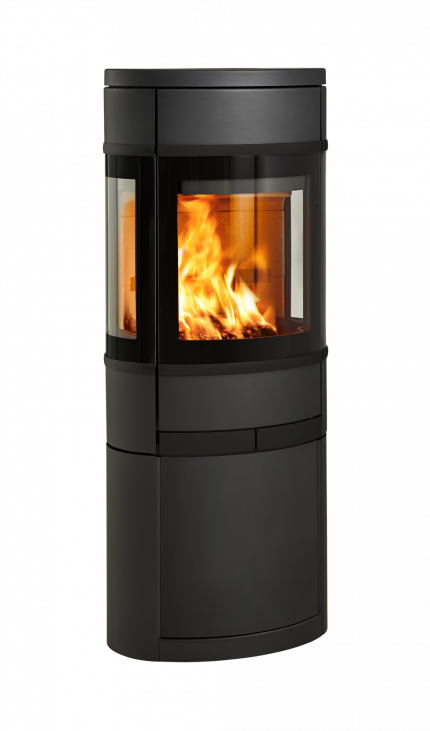 Stufa A Legna Boreal Rincon 8 KW E7000 | Termocamino Angolare In Acciaio Con Vetro Ceramico E Cassetto Cenere